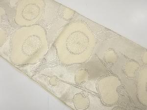 アンティーク　枝梅模様織り出し袋帯（材料）